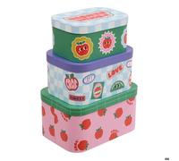 Lot de 3 boîtes de rangement pour enfant - Collaboration Atmosphera x Cha Cha Pop
