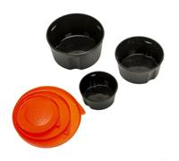 Lot de 3 boîtes de rangement pour vers de terre avec trous d'aération - Conteneur d'appâts en polypropylène pour vers vivants - Organiseur de matériel de pêche en eau douce et en mer - Vert, jaune