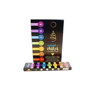 Lot de 3 boîtes d'encens Chakras de Goloka 3 paquets de 15 g en bâtonnets chacun