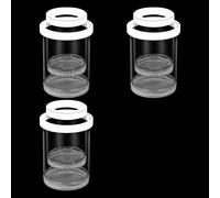 Lot de 3 boîtes d'isolement flottantes pour aquariums, chambres de pépinière, boîtes d'isolation pour Bettafish, Guppy, crevettes, poissons-clowns, boîtes d'élevage de poissons