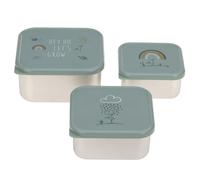 LÄSSIG Boîte à casse-croûte, lot de 3, en acier inoxydable Garden Explorer