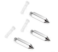 Lot de 3 boites hexagonales en acier et laiton de 226,8 g pour référence verticale dans les charpentes en bois et la maçonnerie