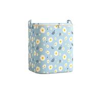 Lot de 3 boîtes rangement pliables for couettes, sac matelassé grande taille, organisateur couverture couette, vêtements, armoire non tissée, garde-robe(BLUE 110L)