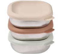 Lot de 3 boîtes repas inox natural set (0,25 l)