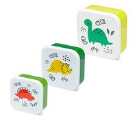 Puckator Lot de 3 boîtes repas Dinosauria Jr - S/M/L - Dinosaure