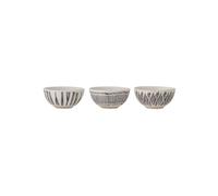 Bloomingville Bol Eliana Ø11.5 cm 3 Pièces Noir