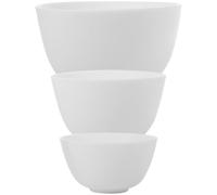 Lot de 3 Bols en Silicone pour Soins Visage, Mélange et Préparation | Petit, Moyen, Grand Format, Design Emboîtable Antidérapant, Rinçage Facile, pour Voyages et Accessoires Capillaires