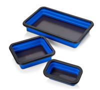 Lot de 3 bols rectangulaires polyvalents en silicone pour les amateurs de bricoleurs