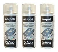 Lot de 3 bombes de peinture plastifiante Nespoli - transparente