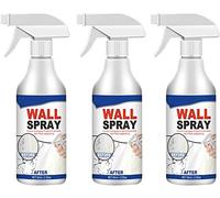 Lot de 3 bombes de peinture polyvalente pour réparation murale - Peinture à base d'eau - Blanc - Pour couvrir les taches et le plafond - Détachant pour mur et plafond