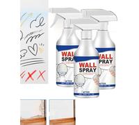 Lot de 3 bombes de peinture polyvalente pour réparation murale, peinture à base d'eau, peinture blanche, couvre les taches, cache, peinture de plafond, détachant pour mur, plafond, mur et fissures