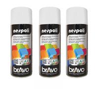Lot De 3 Bombes De Peinture Professionnelle Nespoli - Blanc Neige Brillant