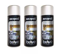Lot De 3 Bombes De Peinture Professionnelle Nespoli - Chrome Argent