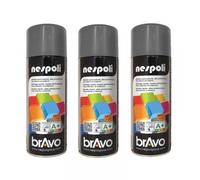 Lot De 3 Bombes De Peinture Professionnelle Nespoli - Gris Argenté