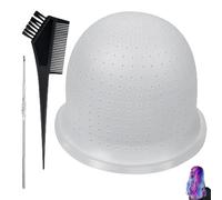 Lot de 3 bonnets à mèches en silicone pour femmes et filles