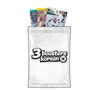 Lot de 3 Boosters Pokemon aléatoires Officiels & Coréen | Cadeau de Cartes à Collectionner idéal