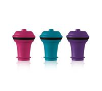Lot De 3 Bouchons Colorés Wine Stoppers