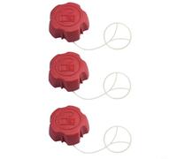 Lot de 3 bouchons de réservoir pour tondeuse à gazon FX-RM 1630, 1855, 1860, 2055, 2060, 2060PRO