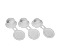 Lot de 3 bouchons de vidange inversés pour bouteilles de rechange - Pour shampoing, lotion - Anti-fuite - Pour épices de cuisine