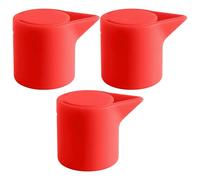 Lot de 3 bouchons de vin anti-fuite en silicone réutilisables pour cuisine, pique-niques en plein air, restaurants, planificateurs de mariage et événements de dégustation