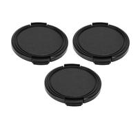 Lot de 3 bouchons d'objectif à pression pour appareil photo 55 mm, compatibles avec tous types d'appareils photo.