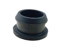 Lot de 3 bouchons en caoutchouc de silicone noir à clipser, for trous de 10,5 mm à 30 mm, for bouteilles et tubes(11.5mm)
