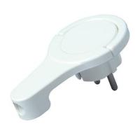 Lot de 3 Bouchons Extra Plats coudés Blancs Kopp 3 x 1720.0203.7 (4008224588812)