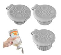 Lot de 3 bouchons latéraux le bas - Distributeur de bouteille inversé, couvercles scellés pour shampooing, lotion | Gadget de vidange de produit à chaque dernière goutte, sans gaspillage