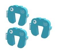 Lot de 3 boucliers de porte sans outil nécessaire pour entrée de bébé en forme d'animal qui arrête instantanément les claquements et l'écrasement des nourrissons