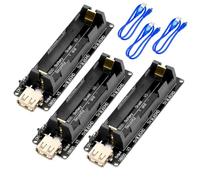 Lot de 3 boucliers d'extension de batterie 18650 V3 avec port micro USB, prend en charge Micro 5 V/2 A 3 V/1 A Sortie V3 Protection de la batterie avec câble, compatible avec Arduino, Raspberry Pi