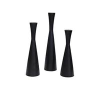 Lot de 3 bougeoirs en métal luxueux pour maison, mariage, salle à manger, fête, centre de table, décoration élégante