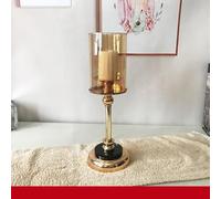 Lot de 3 bougeoirs en verre de cristal de style européen, décoration d'intérieur de luxe pour dîners romantiques, centre de table de mariage avec bougies