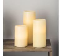 Lot de 3 Bougies Cierges à LED