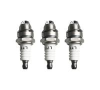 Lot de 3 bougies d'allumage L7T de rechange pour la plupart des petits moteurs à 2 temps de 36 cc-52 cc, tronçonneuse, tondeuse, soufflante, débroussailleuse