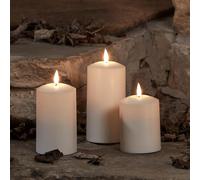 Lot De 3 Bougies D'extérieur À Led Truglow® Warm White