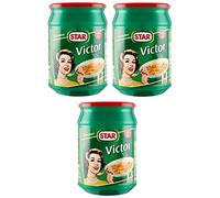 Lot de 3 bouillons granulaires Star Victor Brodo avec extrait de viande 1000 g - Environ 56 litres de bouillon sont obtenus