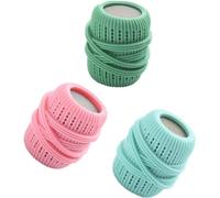 Lot de 3 boules de lavage pour machine à laver, adoucissant, pour déménagement, lave-linge, sèche-linge, éponge de lavage, substitut domestique (3 pièces)