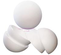 Lot de 3 Boules polystyrène diam. 20 cm séparables Sphères creuses sécables en Styropor blanc densité pro - Unique