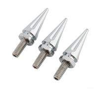 Lot de 3 boulons de rechange pour pare-brise Electra For Glide 1996 2013 en alliage d'aluminium et acier inoxydable (galvanoplastie)
