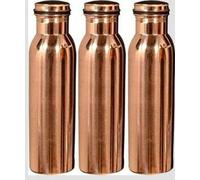 Lot de 3 bouteilles anti-fuite en cuivre pur 600 ml