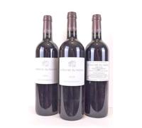 lot de 3 bouteilles côtes de castillon séverine et philippe emile le secret du manoir rouge 2009 - bordeaux