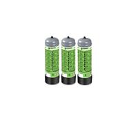 KEMPER - Pack 3 Bouteilles de gaz ARGON PUR 110 Bar 2.2 Litres Soudage semi-automatique MIG-Bonbonne gaz Grande contenance Jetable