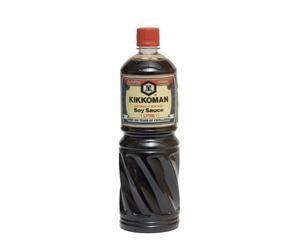 Lot de 3 bouteilles de sauce soja KIKKOMAN [3 x 1000 ml] Sauce soja