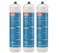 KEMPER - Bouteille oxygène 110 bar Pack x 3 Connexion M10 Soudure bi-gaz Jetable 110 litres