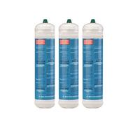 Lot de 3 Bouteilles Oxygène Jetable 110 bar Connexion M10 Soudure bi-gaz 110 Litres KEMPER