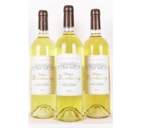 lot de 3 bouteilles pessac-léognan château limbourg blanc 2019 - bordeaux