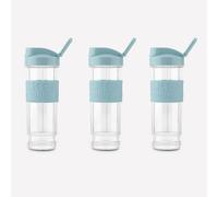 Lot de 3 bouteilles pour mini blender H.Koenig SMOO16 Bleu 570 ml