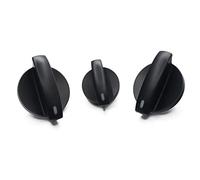 (Lot de 3) Bouton de Position Commande Réglage Chauffage Ventilation compatible avec TRANSPORTER 5 V T5 de 2003 à 2016-7H0820045A 7H0820045F