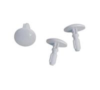 Lot de 3 boutons blancs (136461-22561) Four cuisinière (74X2994 BRANDT SAUTER FAGOR VEDETTE)