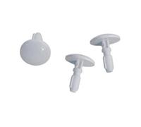 Lot de 3 boutons blancs (136461-22562) Four cuisinière (74X2994 BRANDT SAUTER FAGOR VEDETTE)